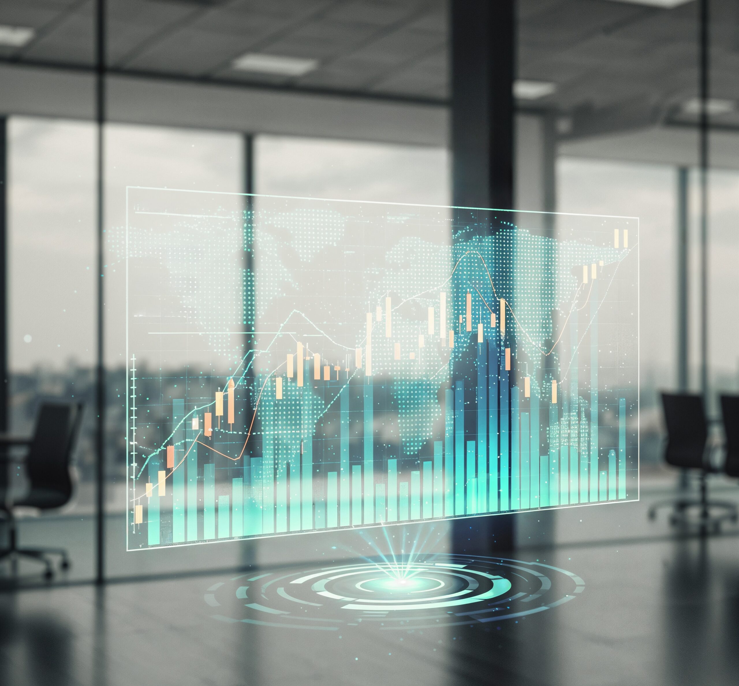financial-data-hologram